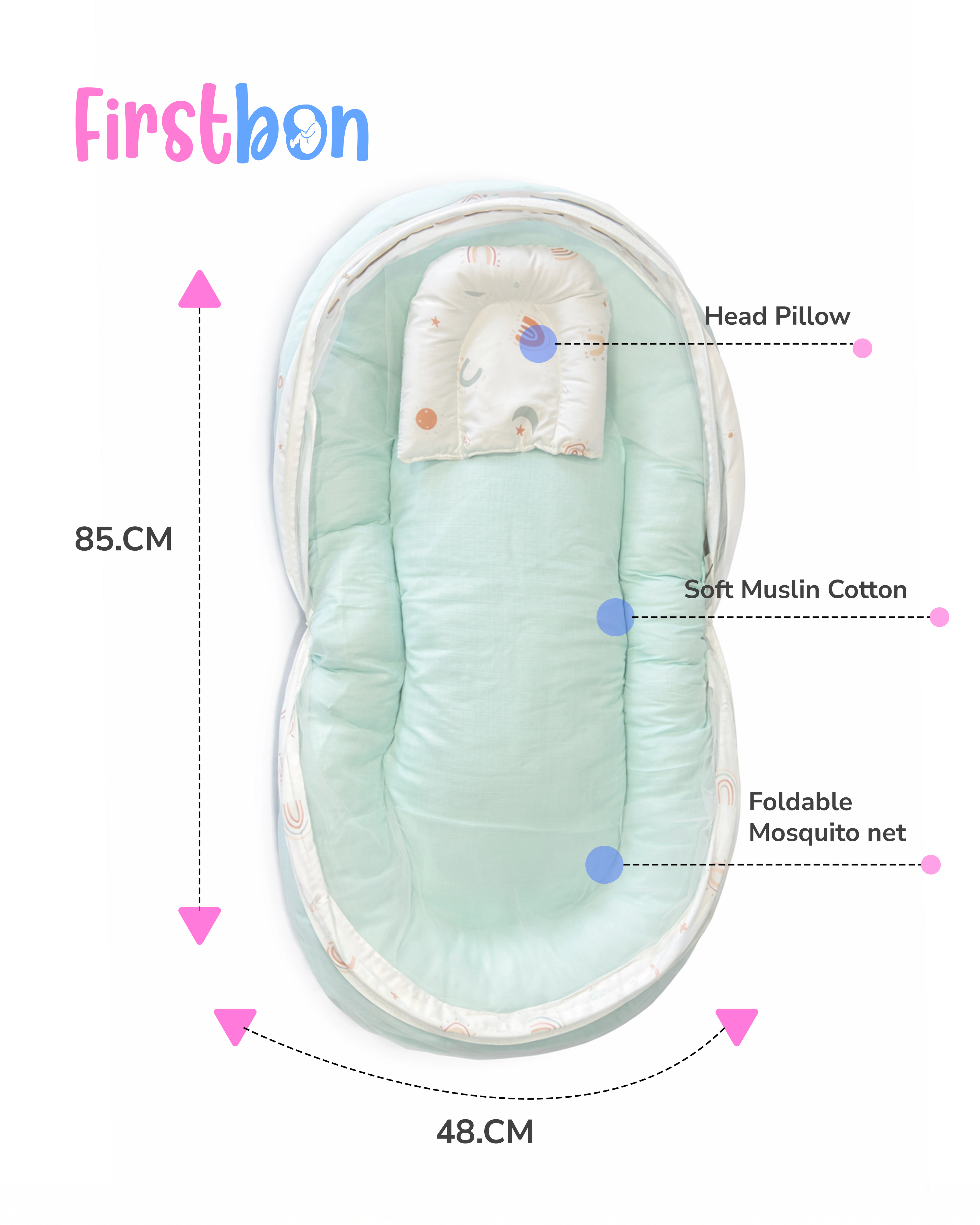 Baby Net Bed  Cute Sky