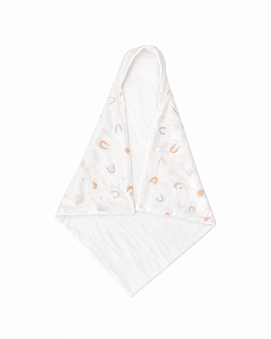 Hooded Blanket Cute Sky White