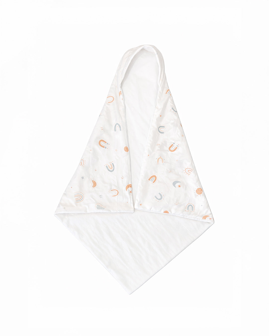 Hooded Blanket Cute Sky White