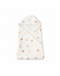 Hooded Blanket Cute Sky White